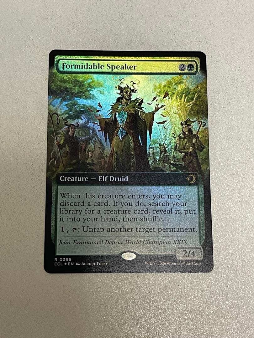 並外れた語り部/Formidable Speaker ボーダーレスfoil 英語 - メルカリ