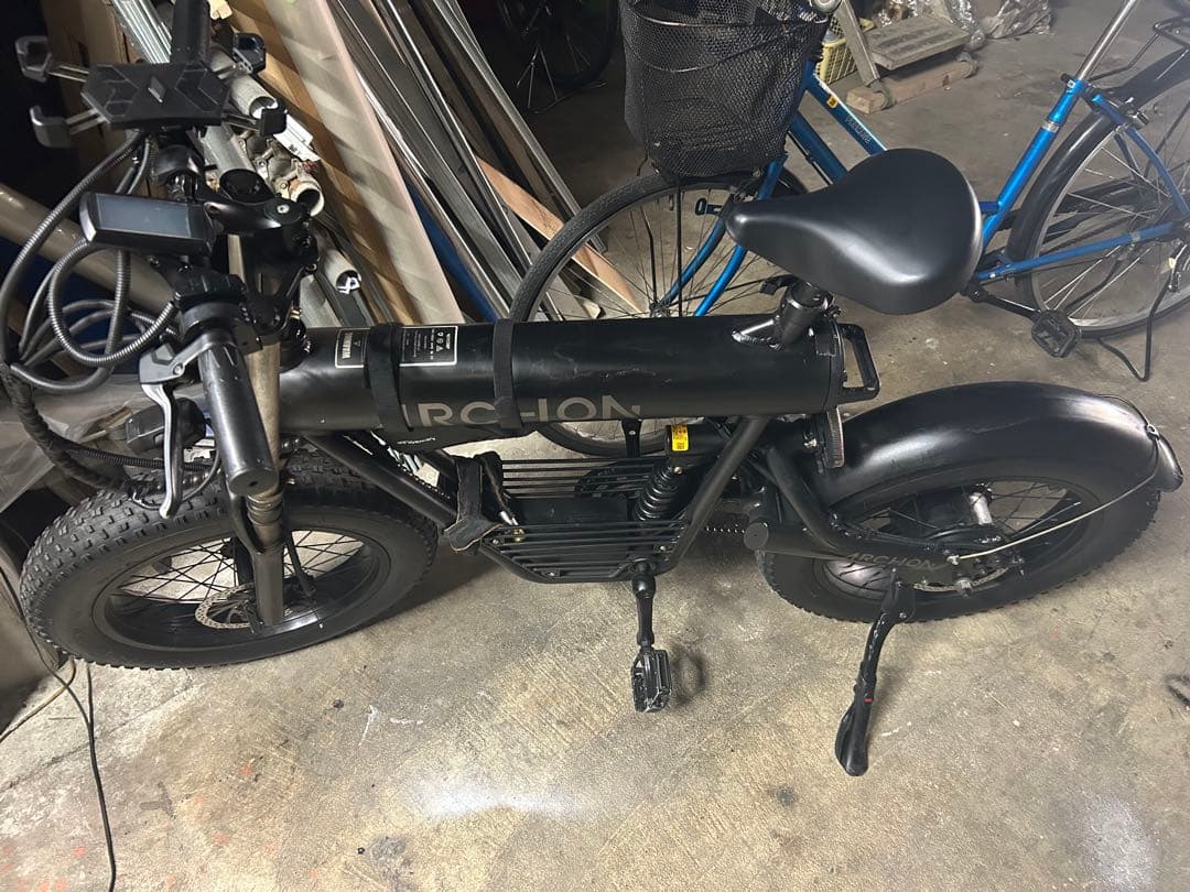 引き取り限定　　ARCHON A02 電動アシスト自転車 ブラック　傷、汚れあり