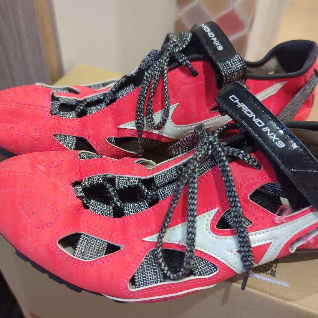ミズノChrono IX 9 陸上競技用スパイクシューズ レッド 楽天市場】【ラス1 27.0cm】ミズノ MIZUNO 陸上スパイク クロノ
