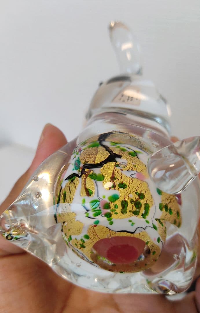 超希少品☆黒木国昭 光琳 金彩象嵌 干支 卯 ガラス工芸 うさぎ - メルカリ