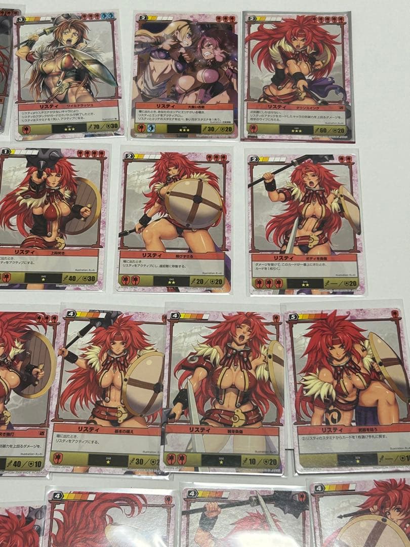 クイーンズブレイド ザ・デュエル リスティ まとめ売りセット - メルカリ