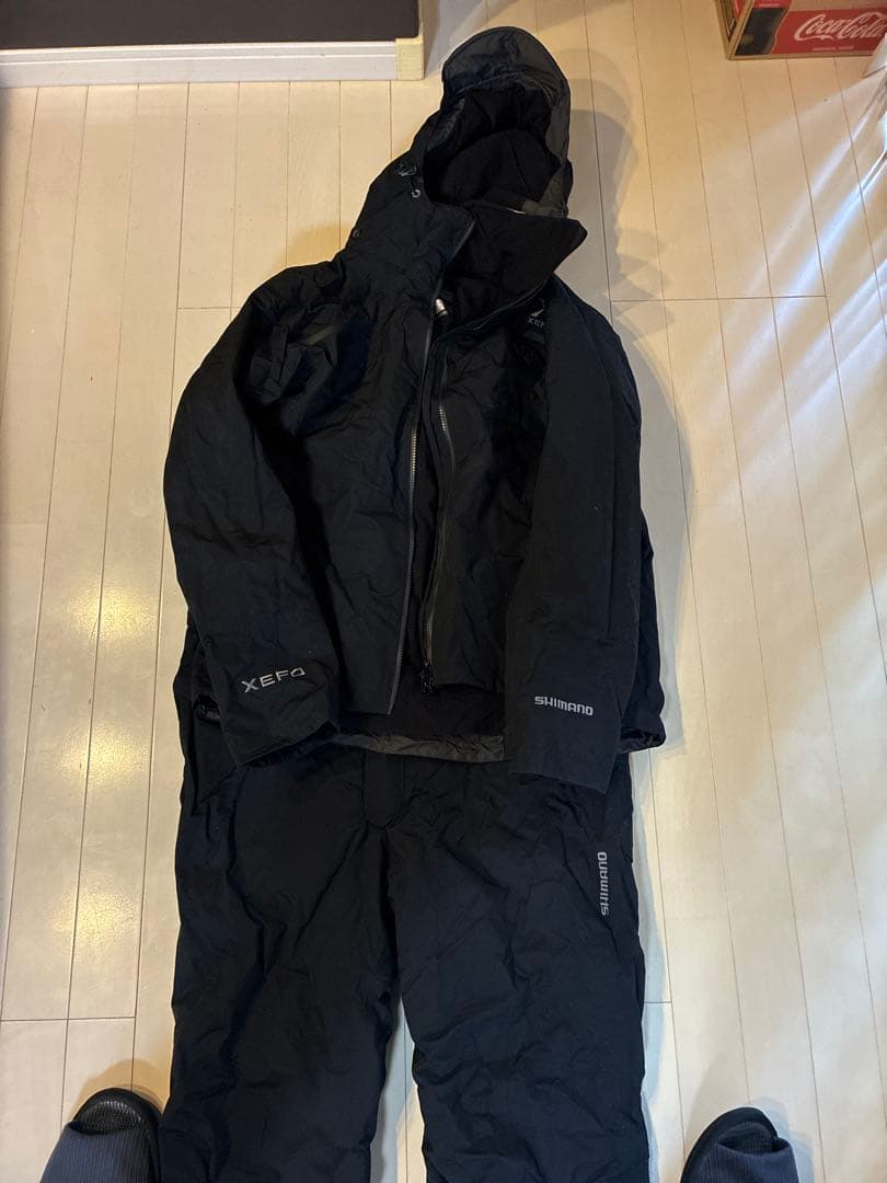 Shimano XERO フィッシングスーツ ブラック 上下セット - メルカリ