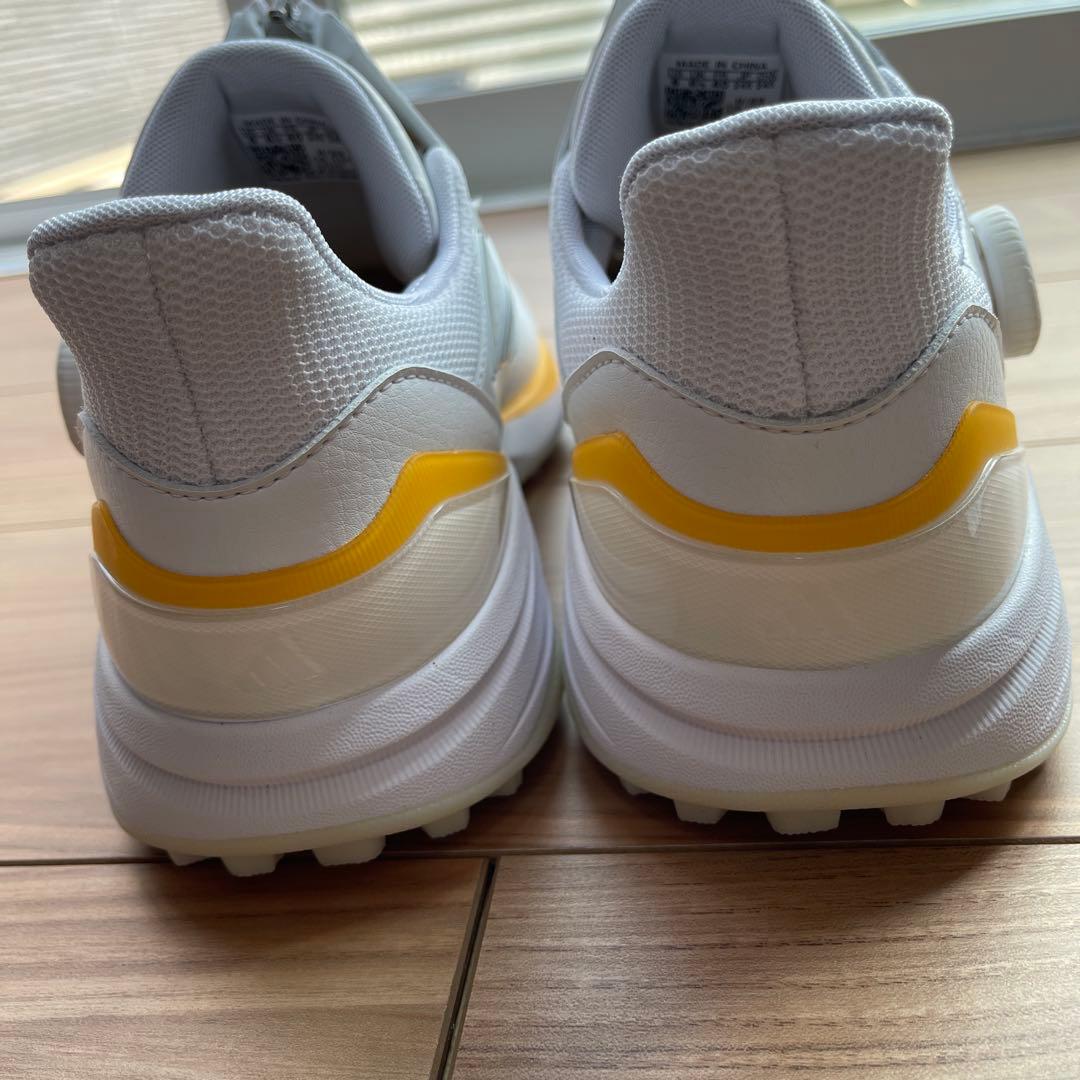 adidasレディースソーラーモーションボア ゴルフシューズ 24.5cm 白