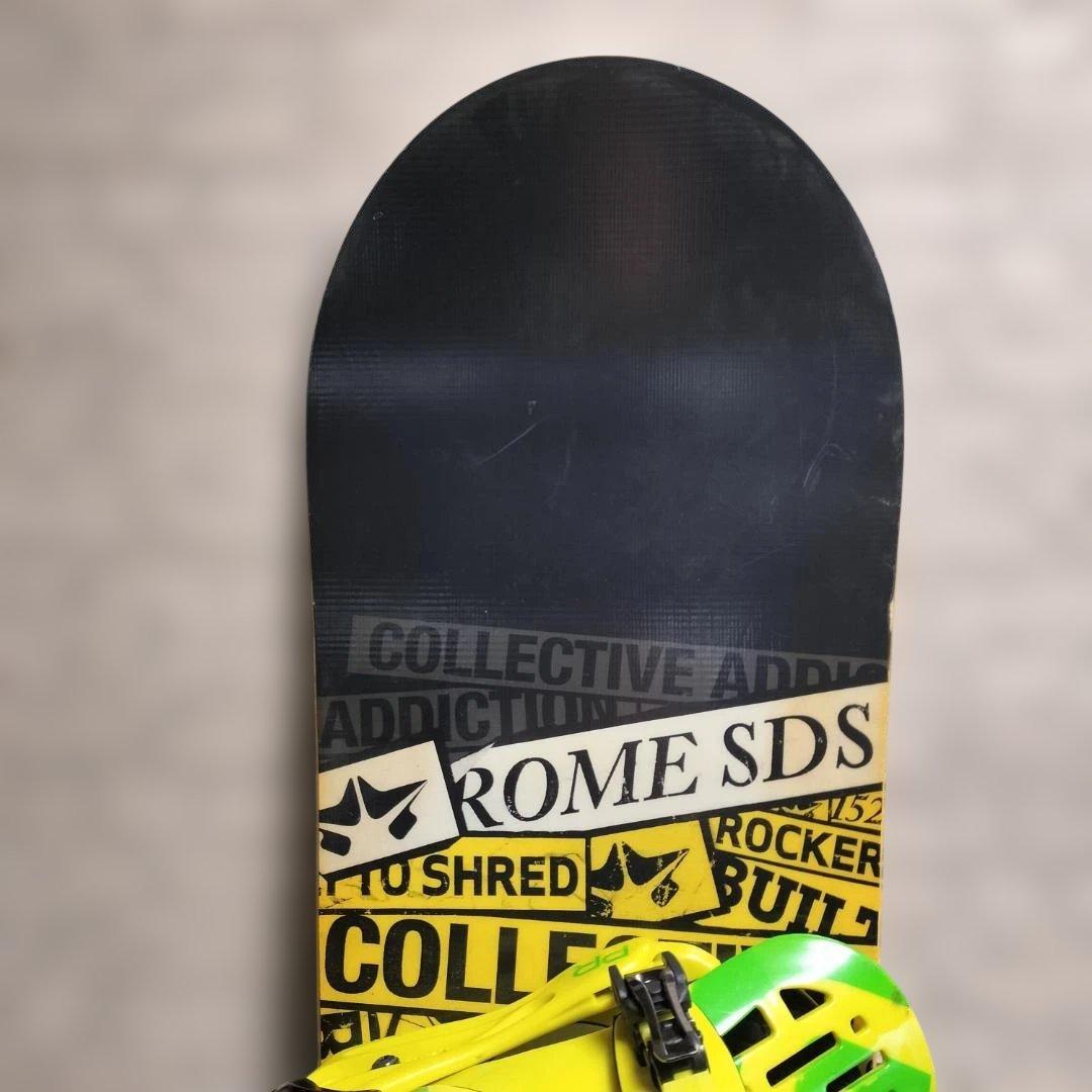 人気セット】ROME SDS 152cm × FLUX ビンディング - メルカリ