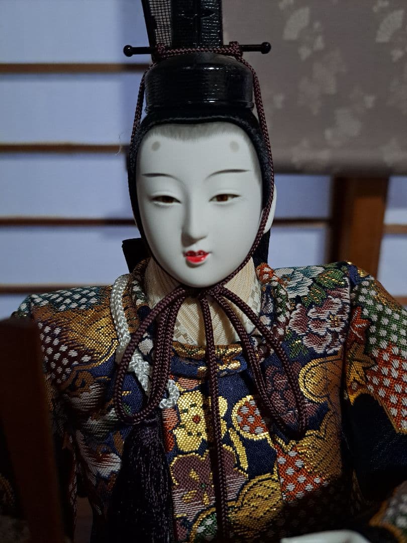 最高級】雛人形 江戸立雛 俊峰作 ガラスケース付き - メルカリ