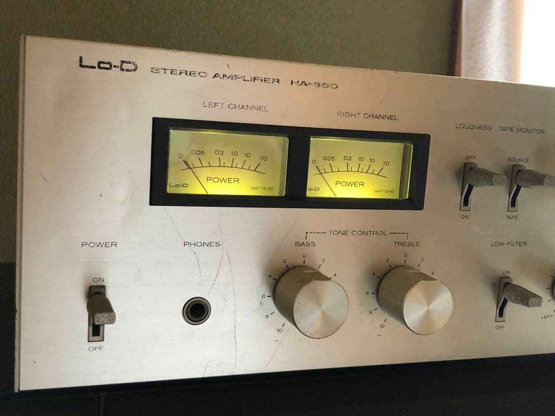 HITACHI】 Lo-D プリメインアンプ ステレオアンプ HA-380 - メルカリ