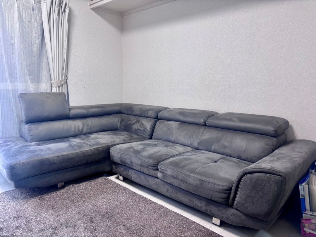 引き取り限定 ニトリコーナーソファ】 - メルカリ