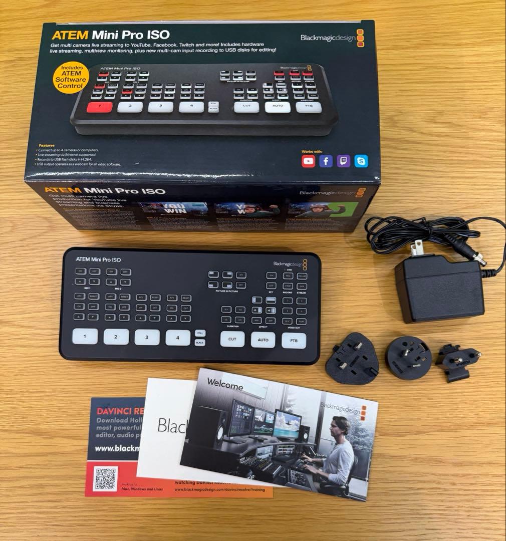 分配器・切替器 Blackmagic Design ATEM Mini Pro ISO Amazon.com : Blackmagic Design Atem Mini Pro ISO (SWATEMMINIBPRISO