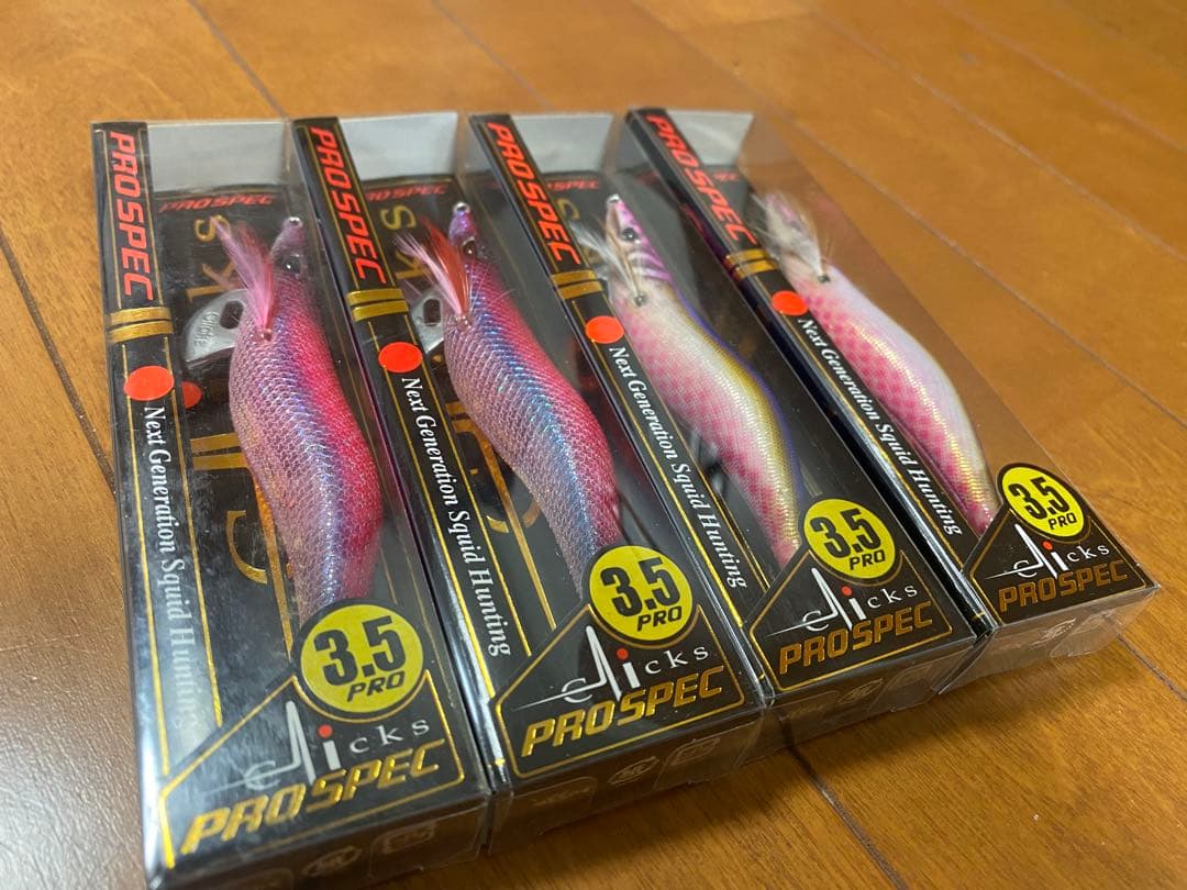 カンジ クリックス プロスペック 4本セット エギ 3.5号 鹿児島 - メルカリ