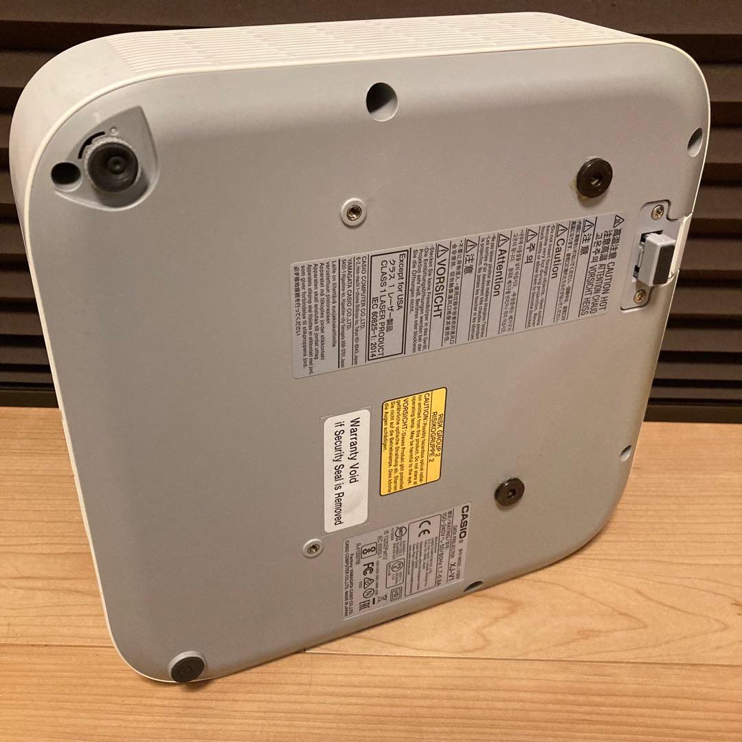 CASIO XJ-V1 カシオ プロジェクター 使用時間1169時間 リモコン付