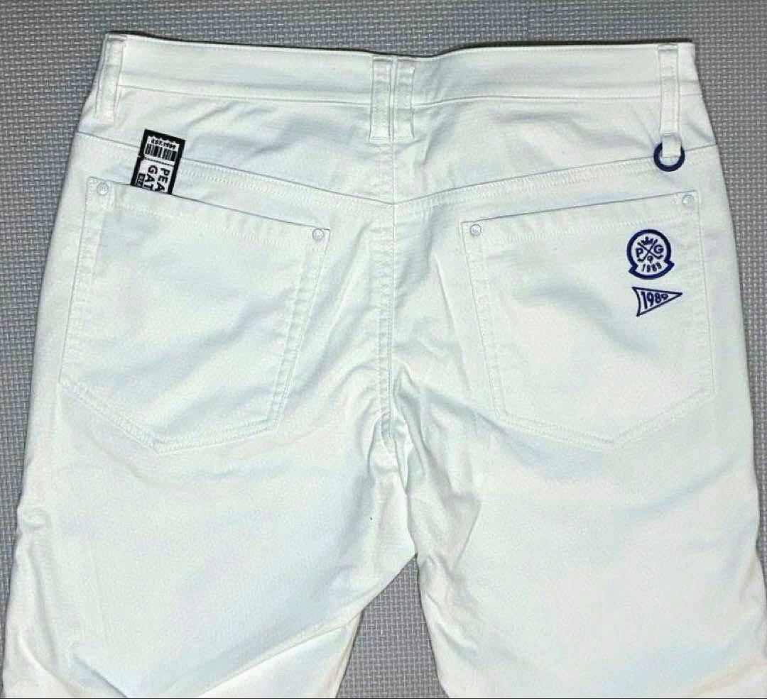 パーリーゲイツ ドビーピラミッド 表地ピーチボンディング5Pパンツ