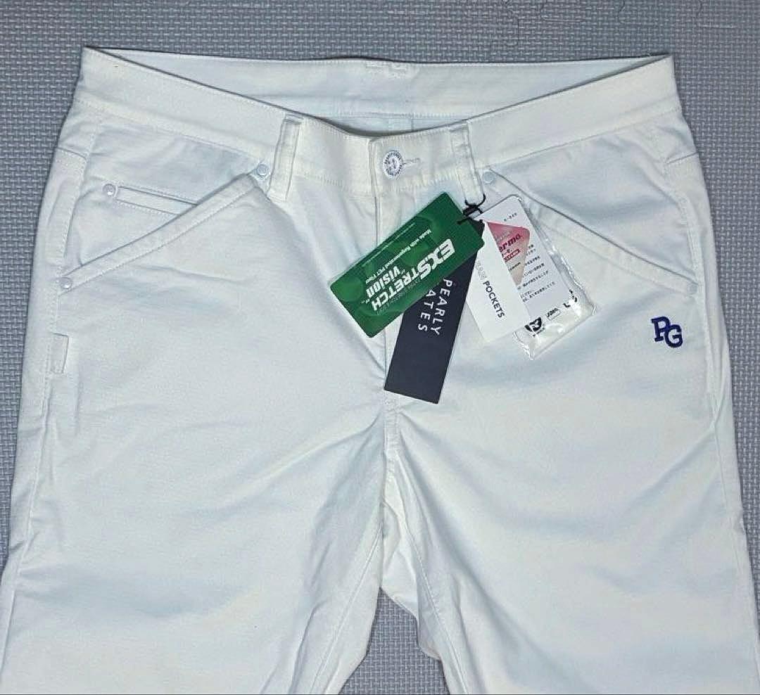 パーリーゲイツ ドビーピラミッド 表地ピーチボンディング5Pパンツ