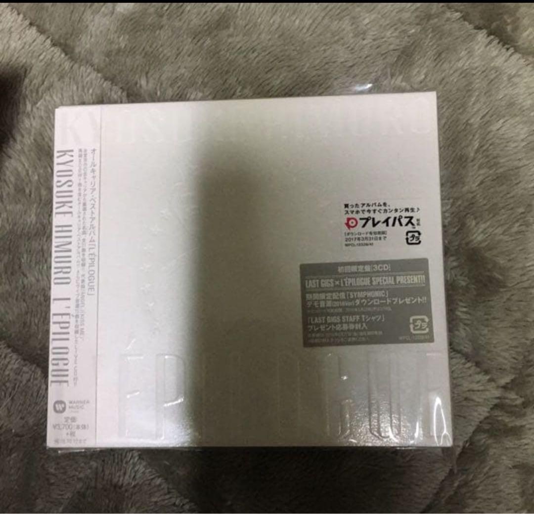 氷室京介L'EPILOGUE KYOSUKEHIMURO 初回盤　新品未開封bo Amazon.co.jp: L'EPILOGUE - 氷室京介: ミュージック