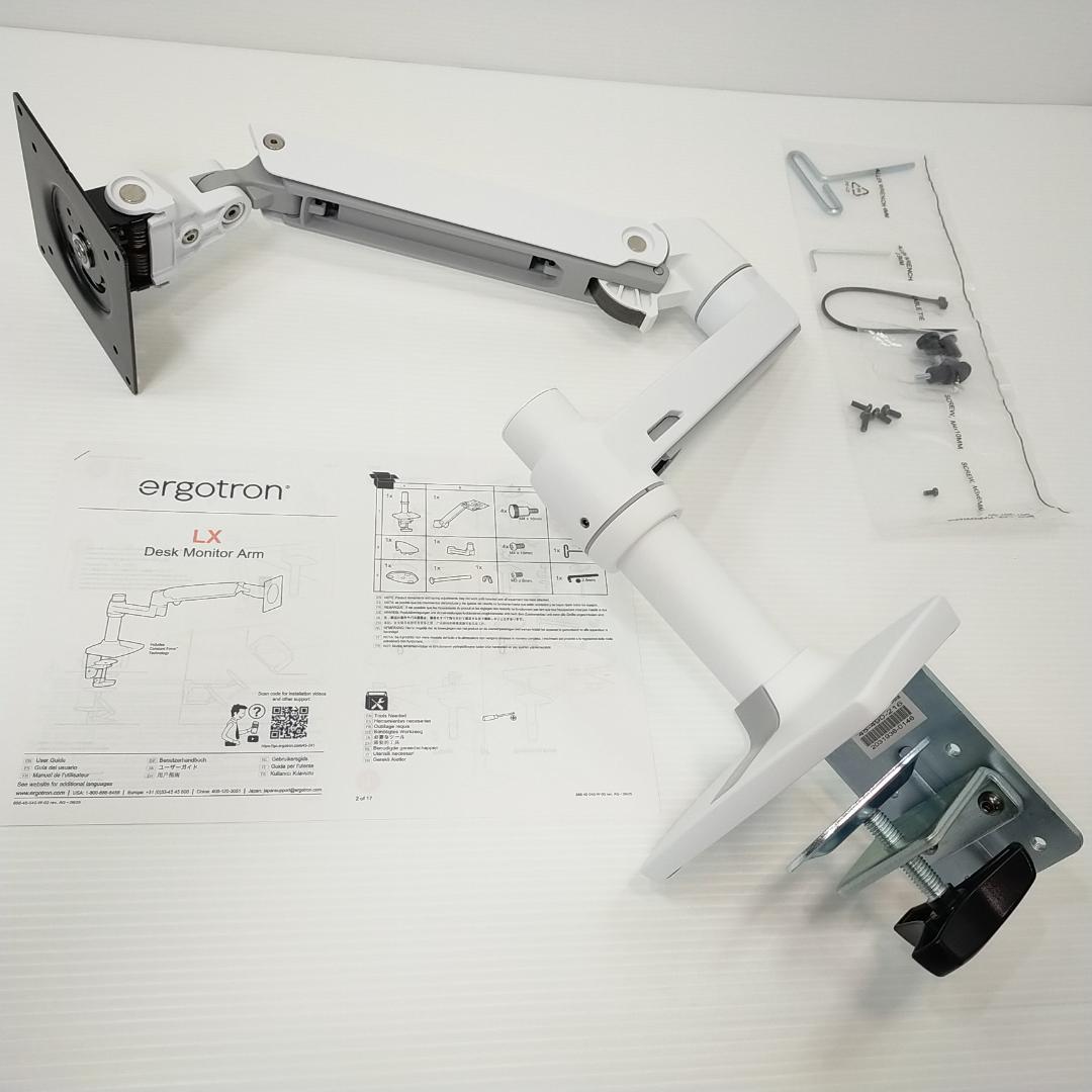 【美品】エルゴトロン LX モニターアーム デスクマウント 45-490-216 Amazon.co.jp: ERGOTRON エルゴトロン LX モニターアーム デスク