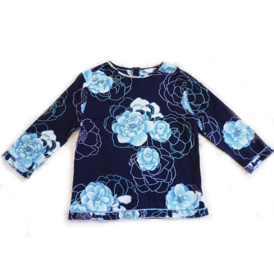 穴あり]レオナールスポーツ 花柄 トップス - メルカリ