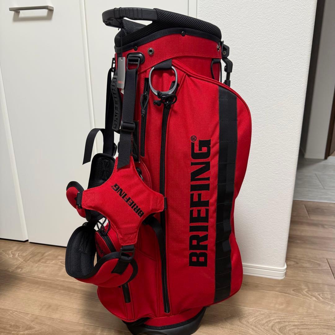 BRIEFING スタンドバッグ CR-4 限定ホリデイコレクション レッド 赤
