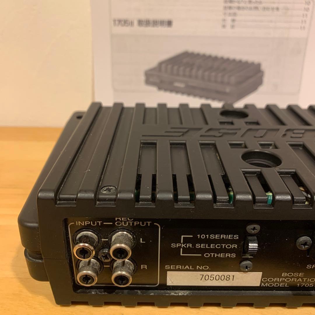 BOSE 1705Ⅱ ステレオパワーアンプ メンテナンス済 良好動作品 - メルカリ