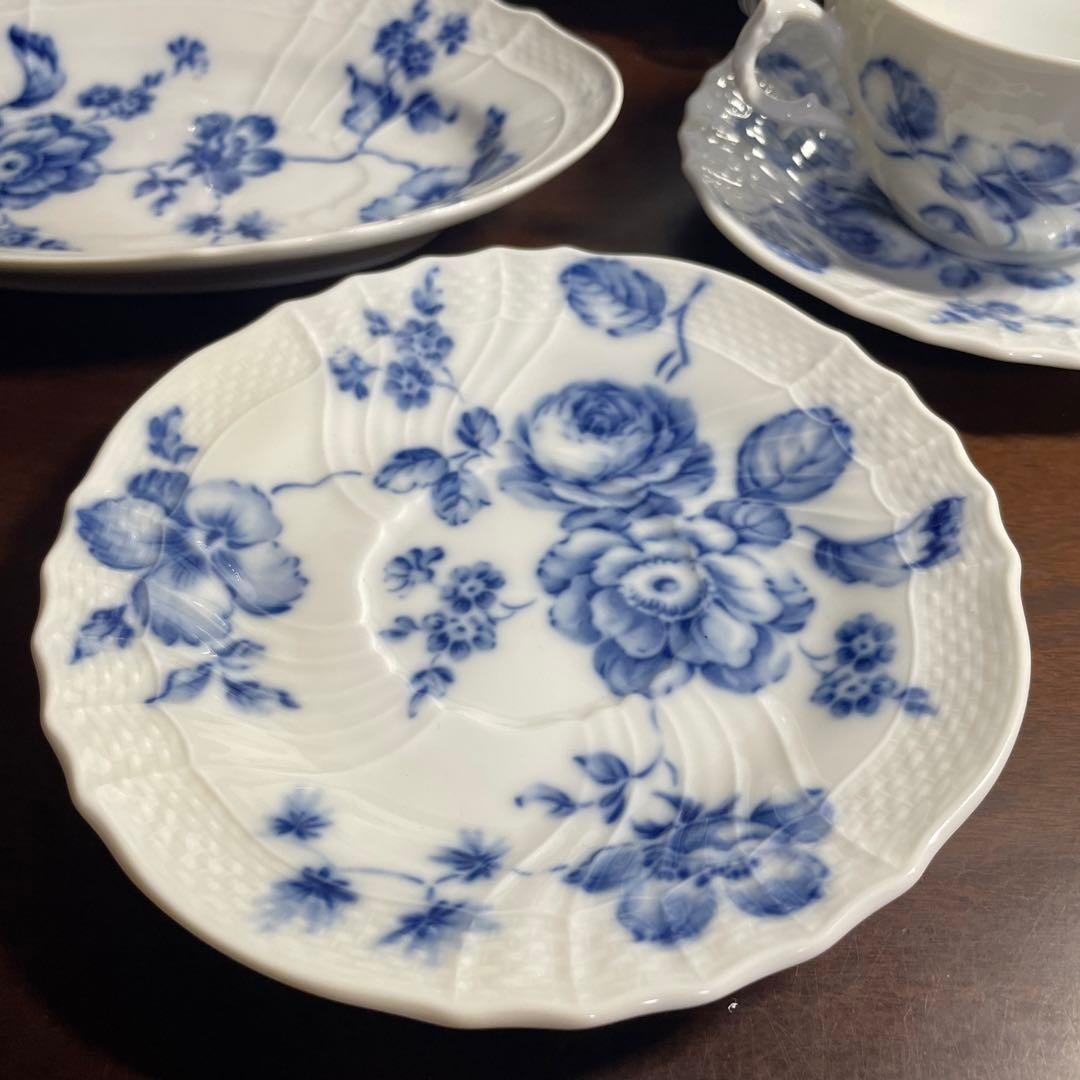 お値下げ中！リチャードジノリ ベッキオ ローズブルー 6点セット