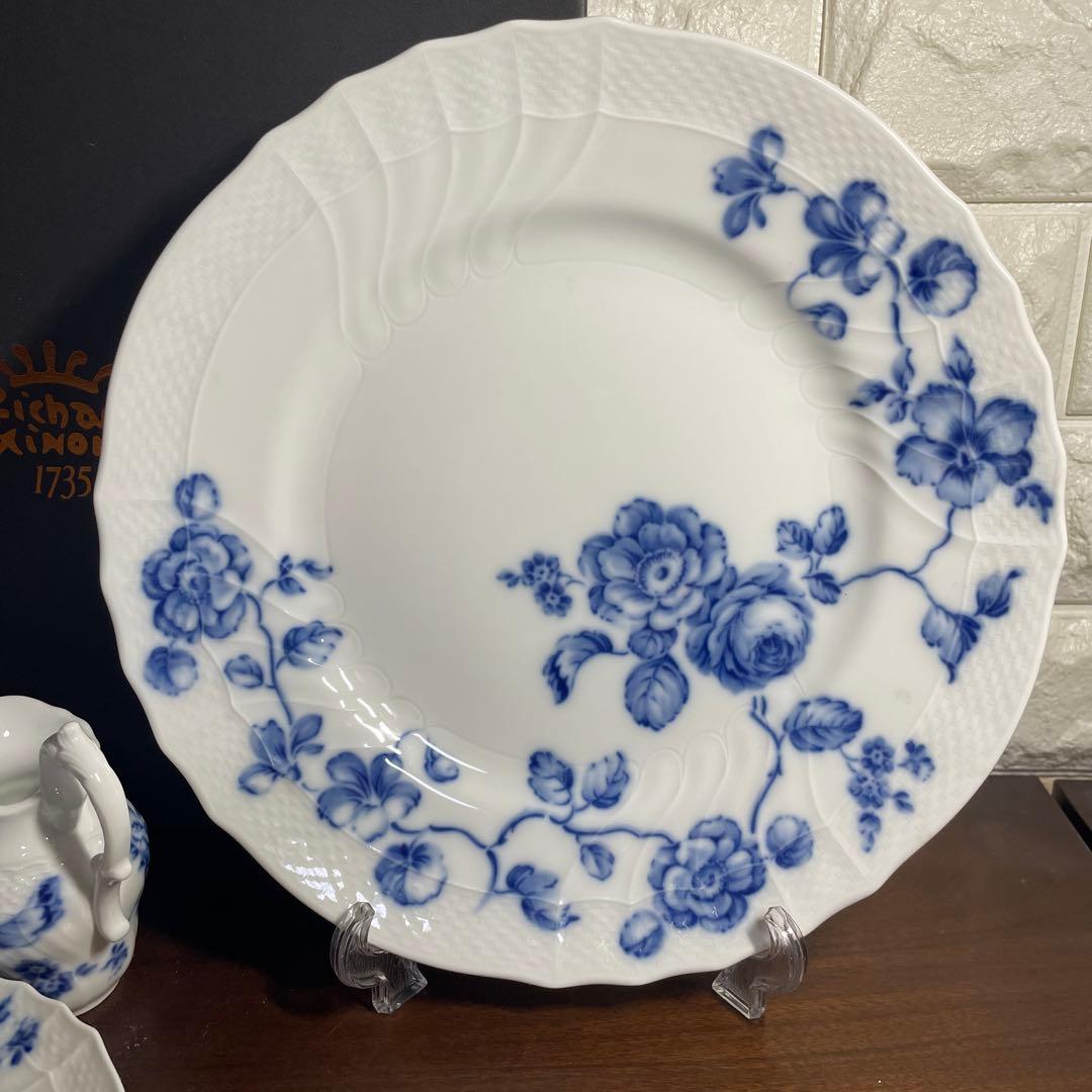 お値下げ中！リチャードジノリ ベッキオ ローズブルー 6点セット