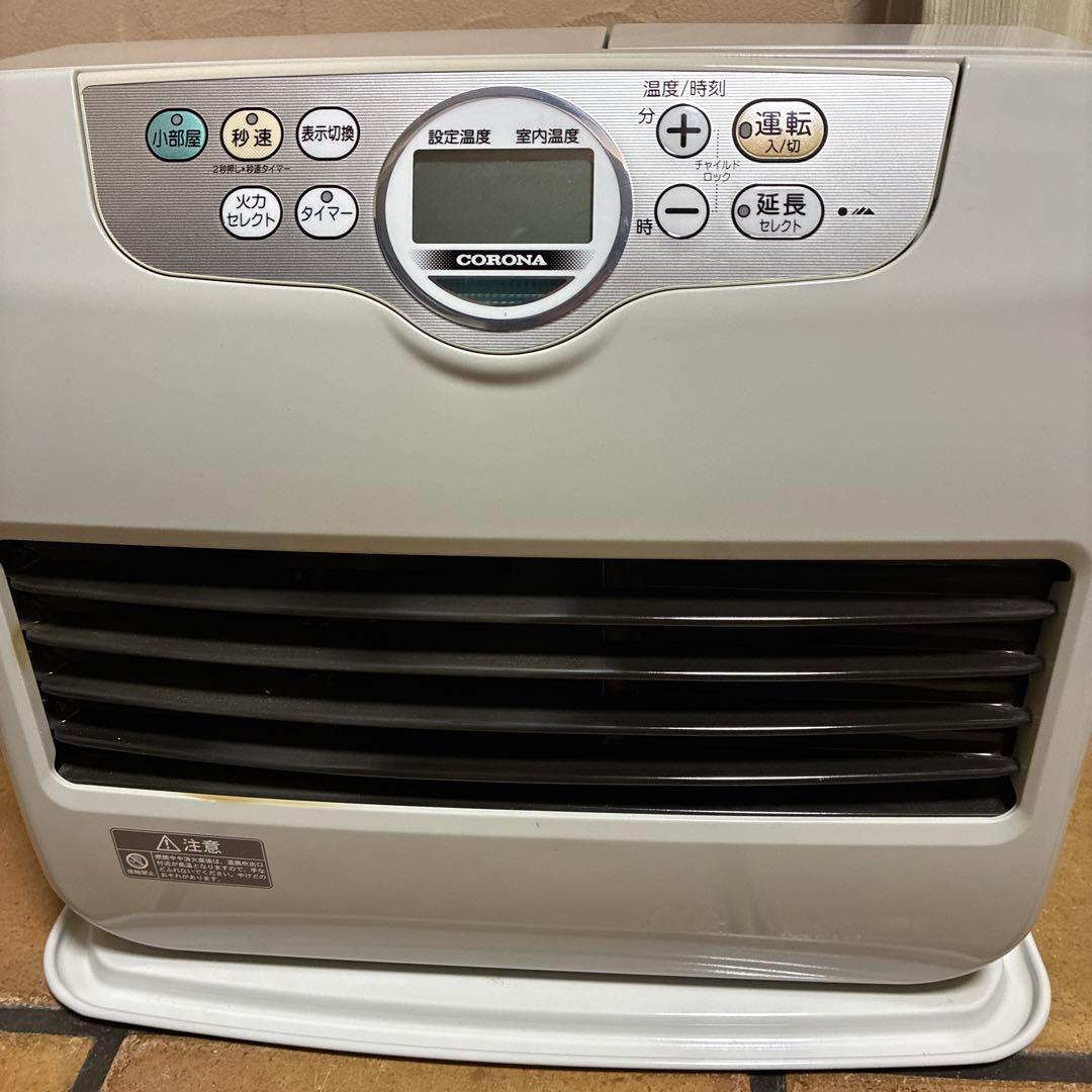 大部屋用　コロナ石油ファンヒーター　7.2ℓタンク　アイボリー系 CORONA（コロナ） カートリッジタンク 7.2L よごれま栓 ファンヒーター