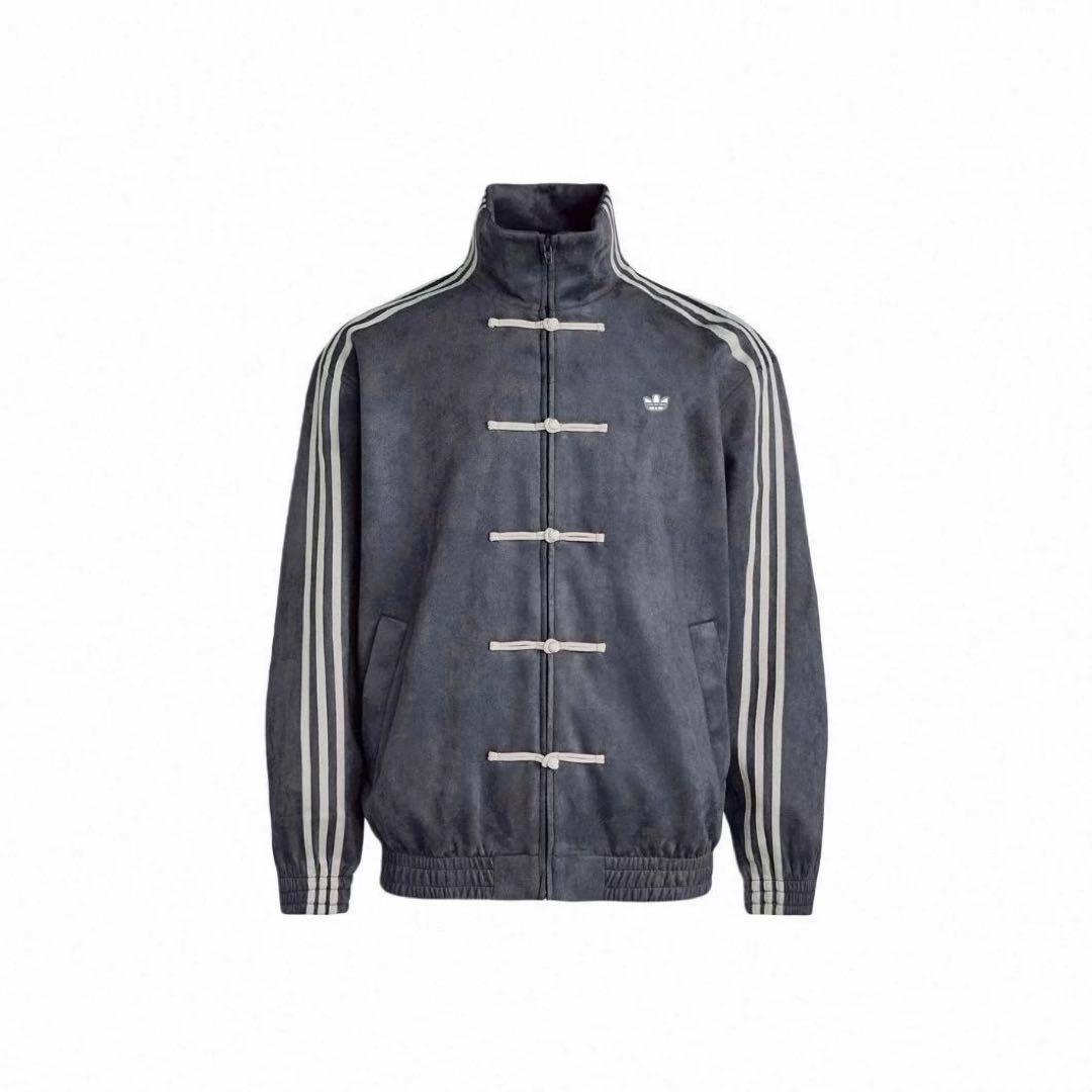 アディダス 中国限定 蛇年トラックジャケットダークグレー S - メルカリ