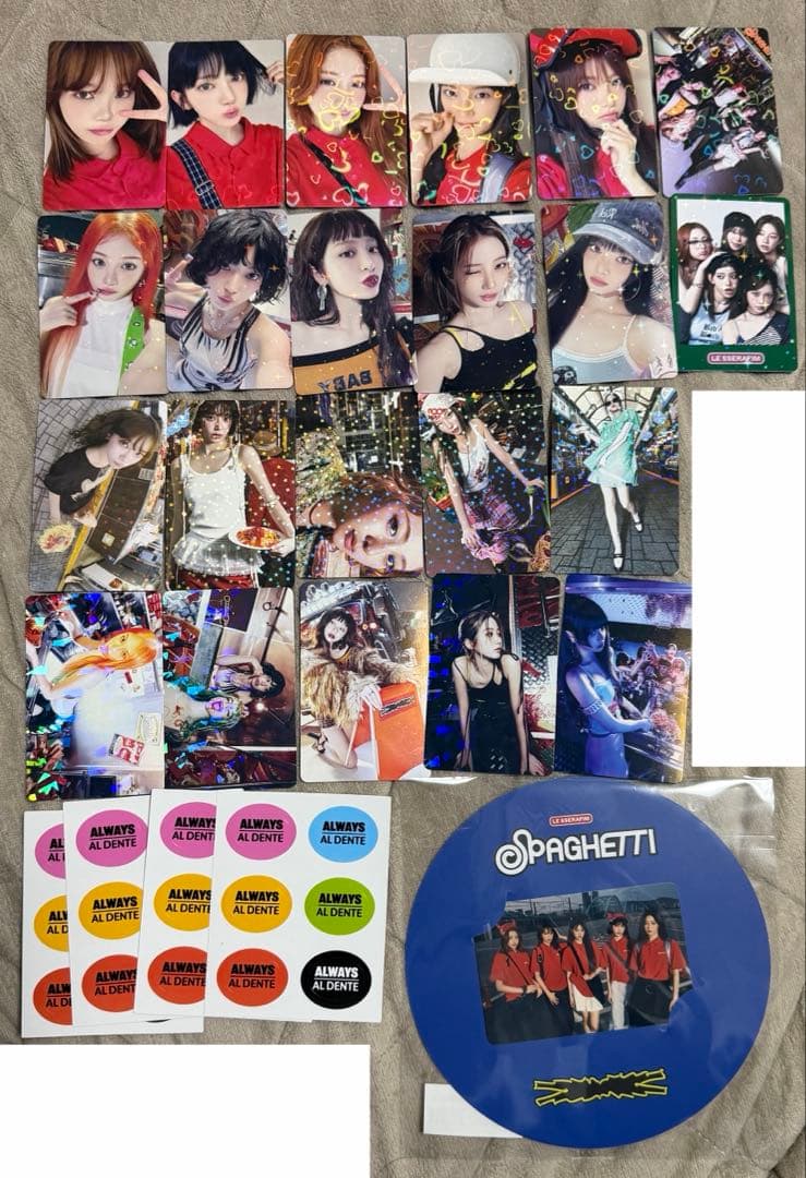 LE SSERAFIM spaghetti チェウォン サクラ ユンジン カズハ - メルカリ