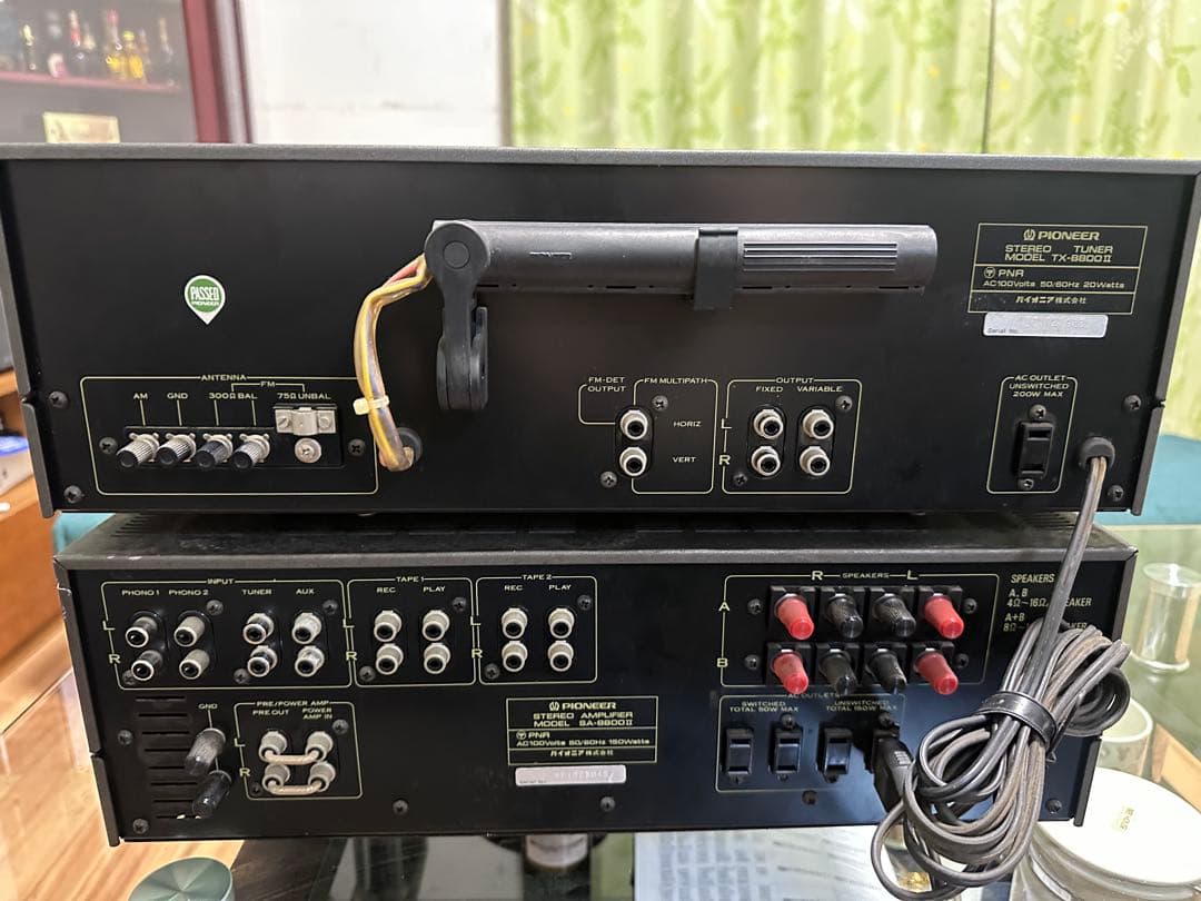 Pioneer SA -8800ii + TX 8800iiプリメインアンプ