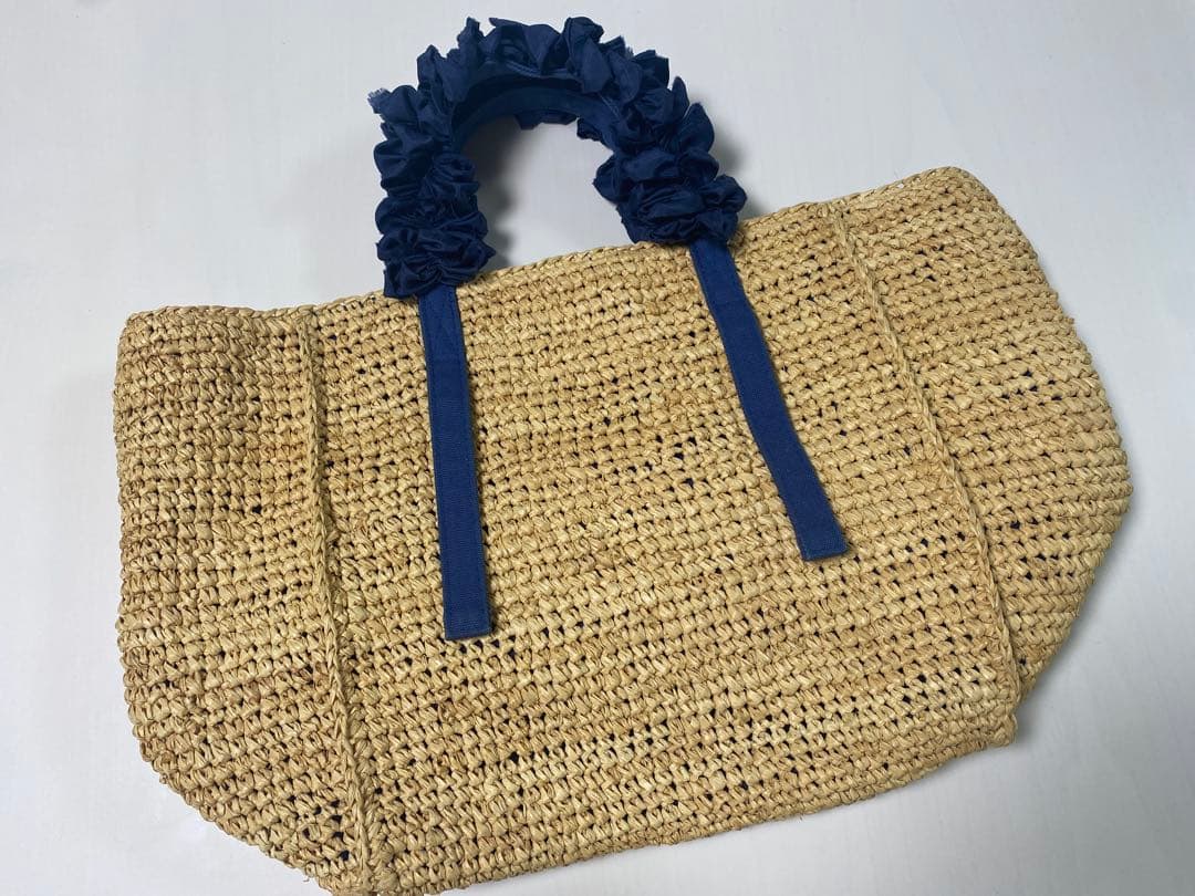 LUDLOW】ラドロー グレープハンドル かごバッグ - メルカリ