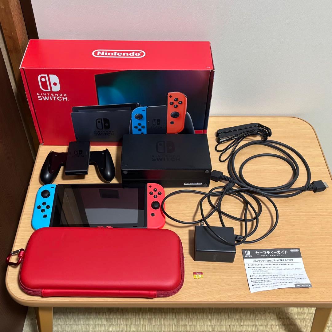 Switch 本体 バッテリー強化版 ケース・SD付