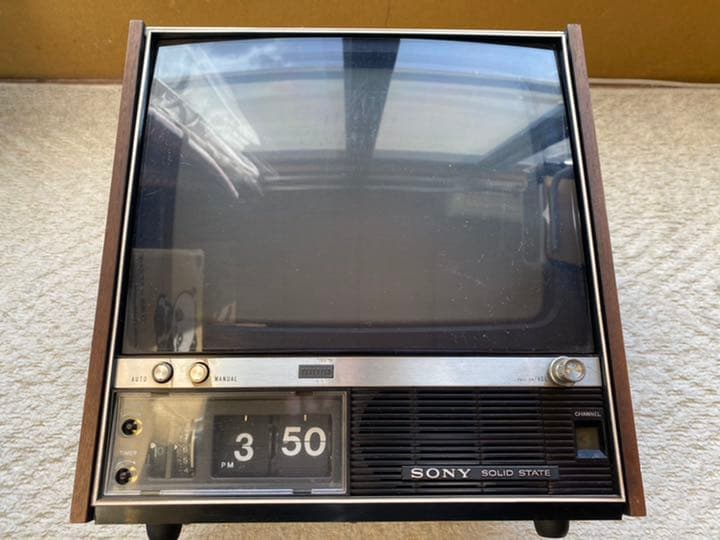 SONY製木製ブラウン管テレビ(TVC-340) 昭和レトロ家電 骨董品 - メルカリ