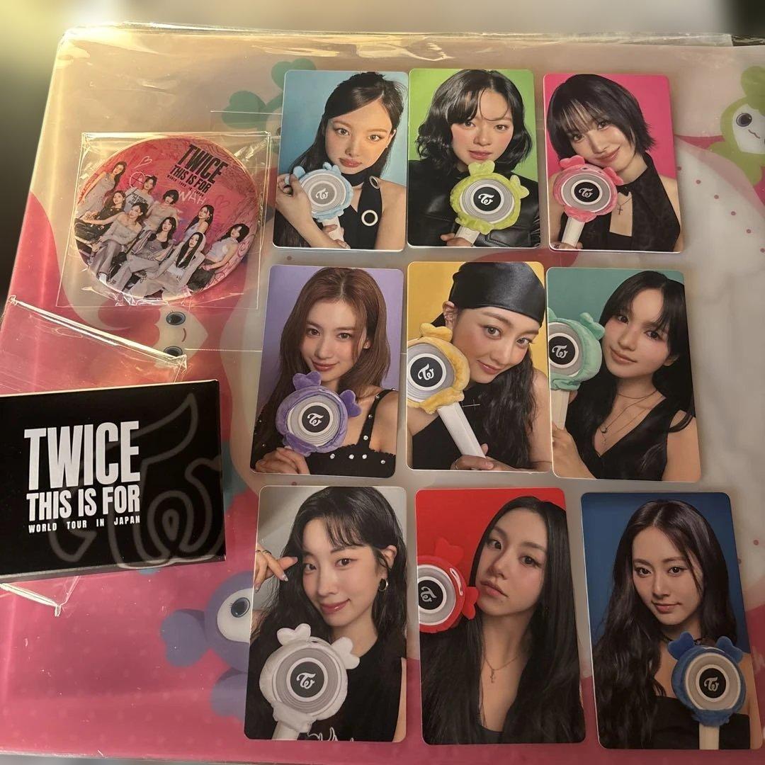 twice this is for アプグレ 特典トレカ缶バッジセット - メルカリ