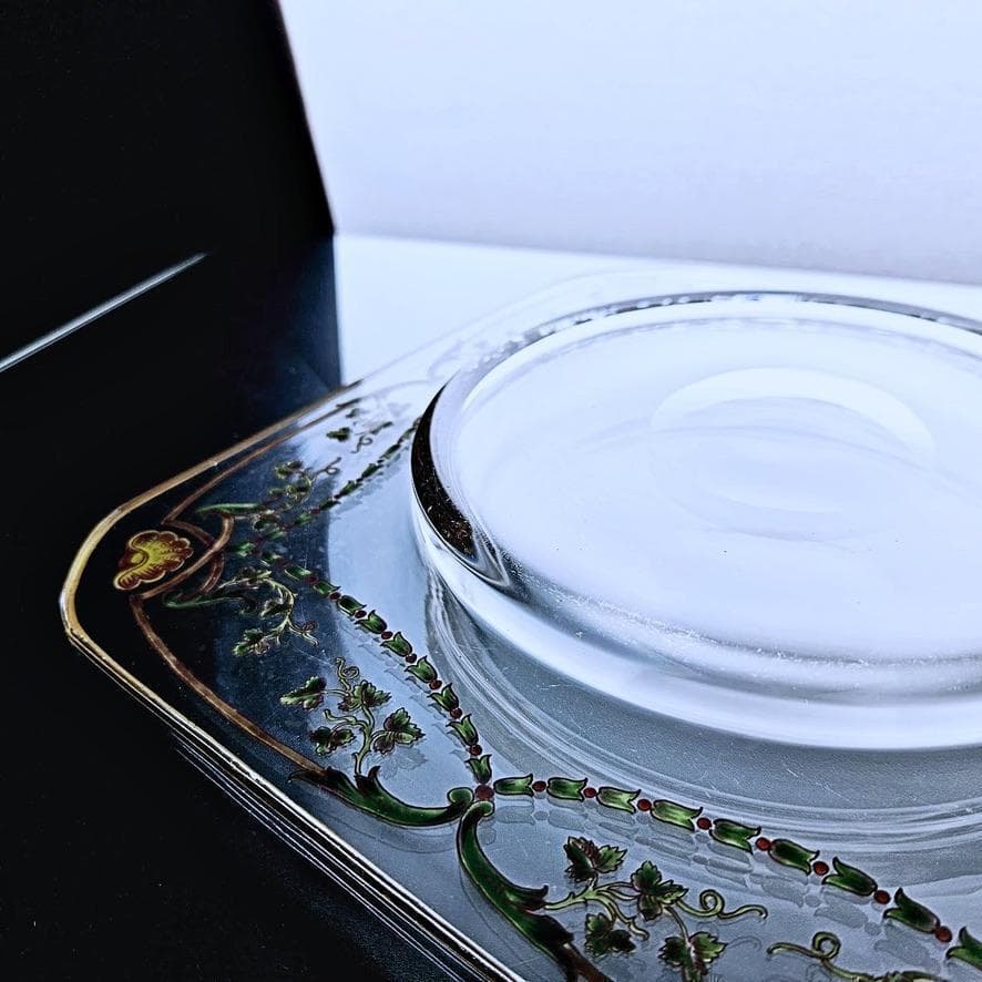 ドームナンシー 美しいアールヌーヴォーの花柄プレート 19世紀 - メルカリ