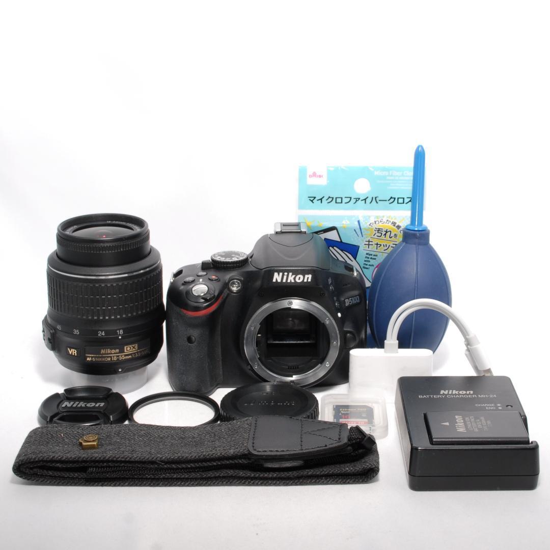 ✨Nikon D5100✨初心者モデル✨手振れ補正付き✨ 一眼レフカメラ