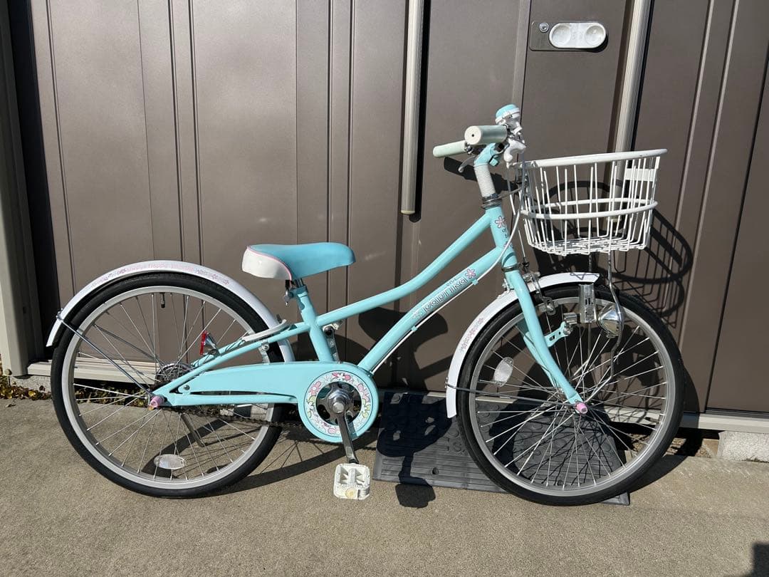直接引き取り限定】20インチ 子供 自転車 ブルー - メルカリ