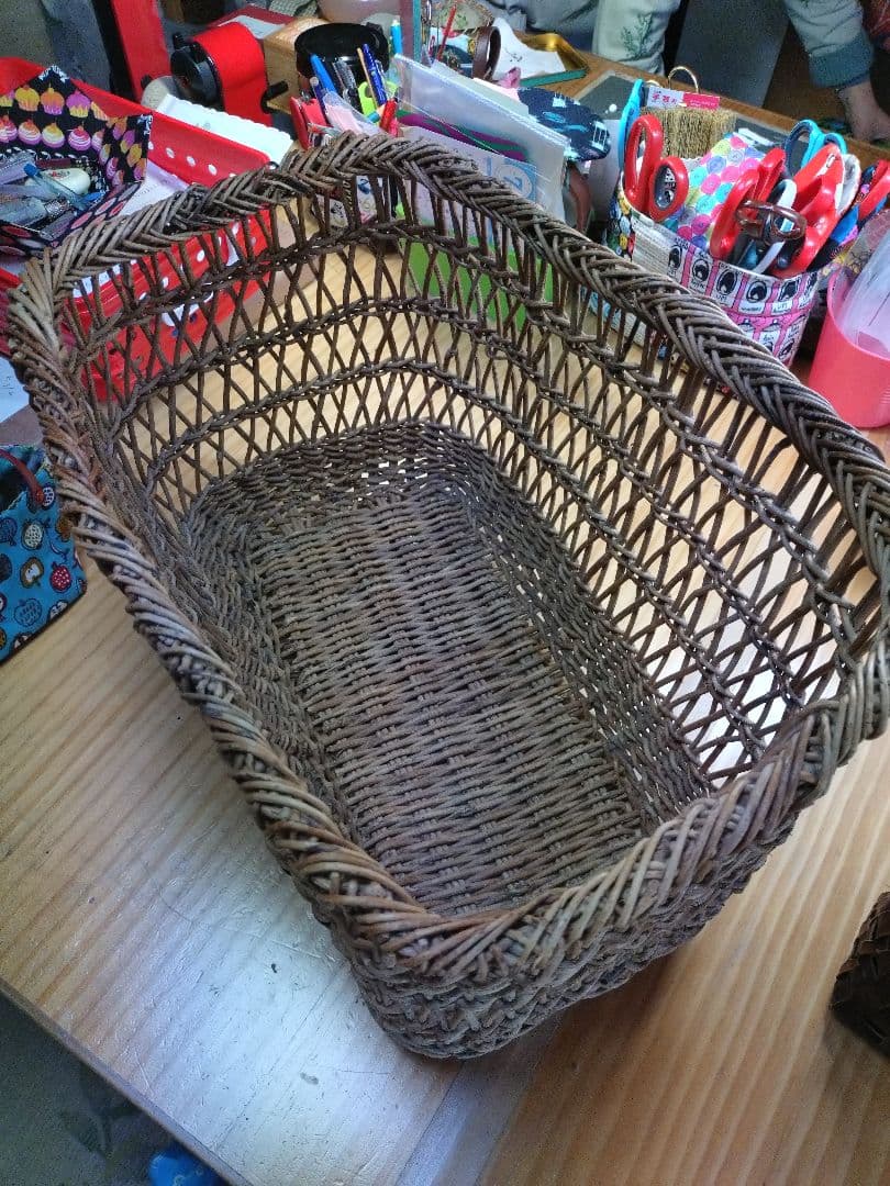 最終価格　あけび透かし編みかご　大 若畑創作館「あけび蔓 透かし編み籠バッグ」（大・中・小）3個セット