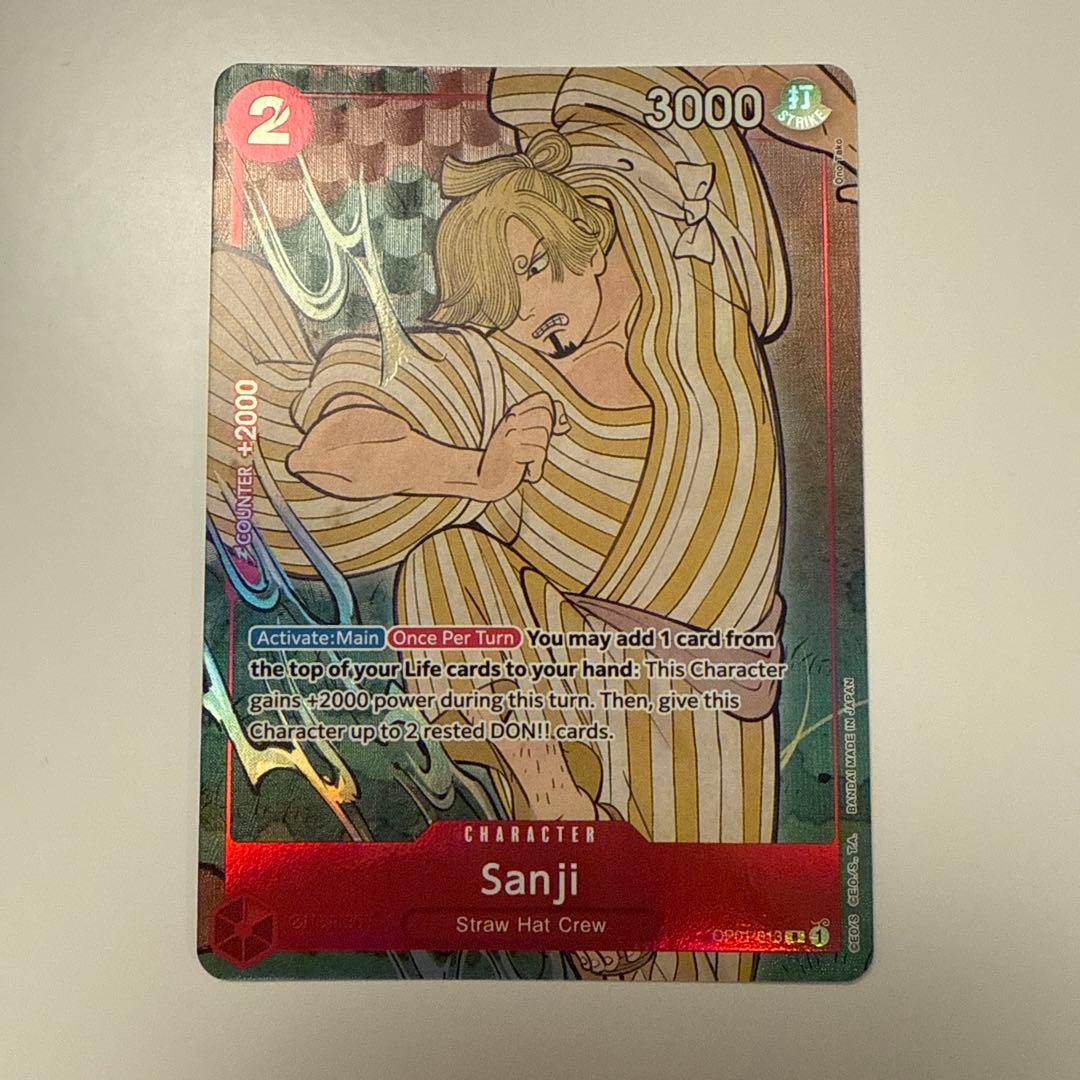 ONE PIECEカードゲーム 英語版1周年 サンジ - メルカリ