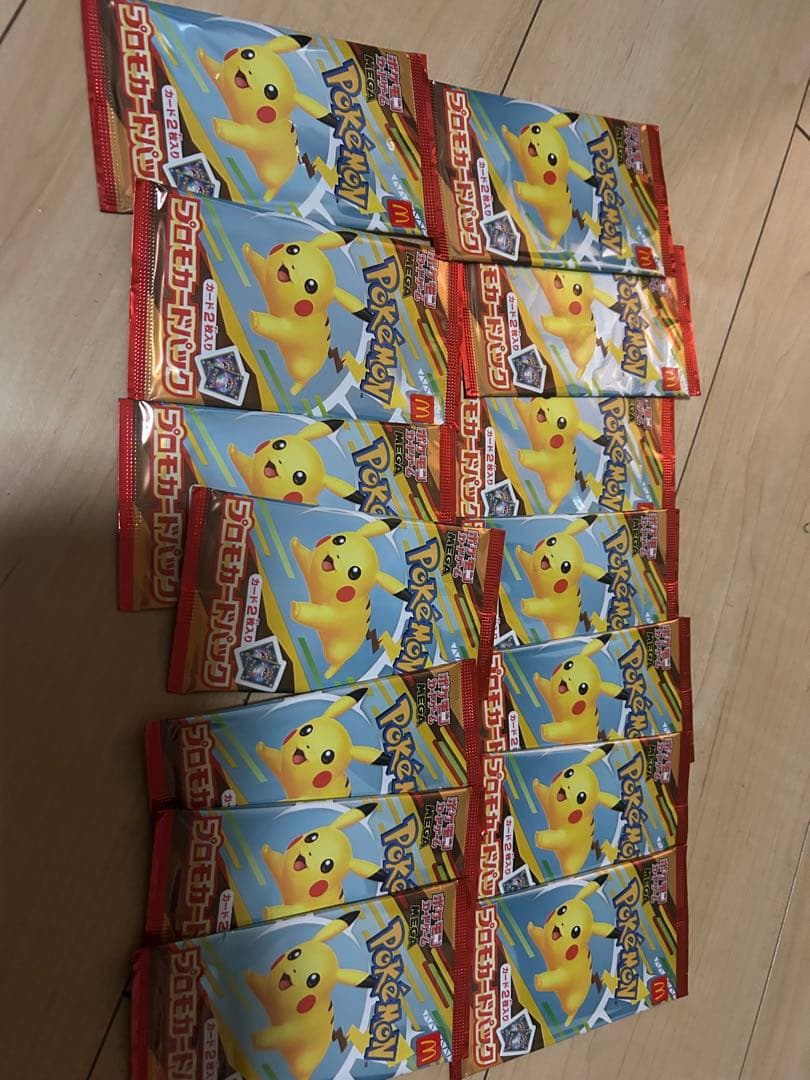 ポケモンカードゲーム マクドナルド　 ピカチュウ 14パック ポケモンカードゲーム マクドナルド ピカチュウ プロモカードパック
