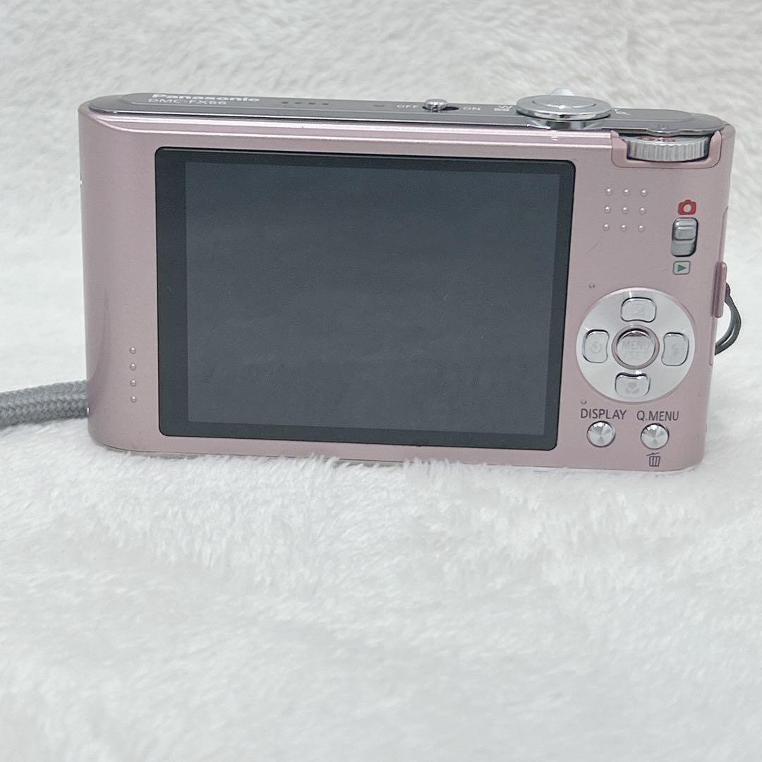 美品 Panasonic DMC-FX66 ピンク 14MP 箱付き 充電器
