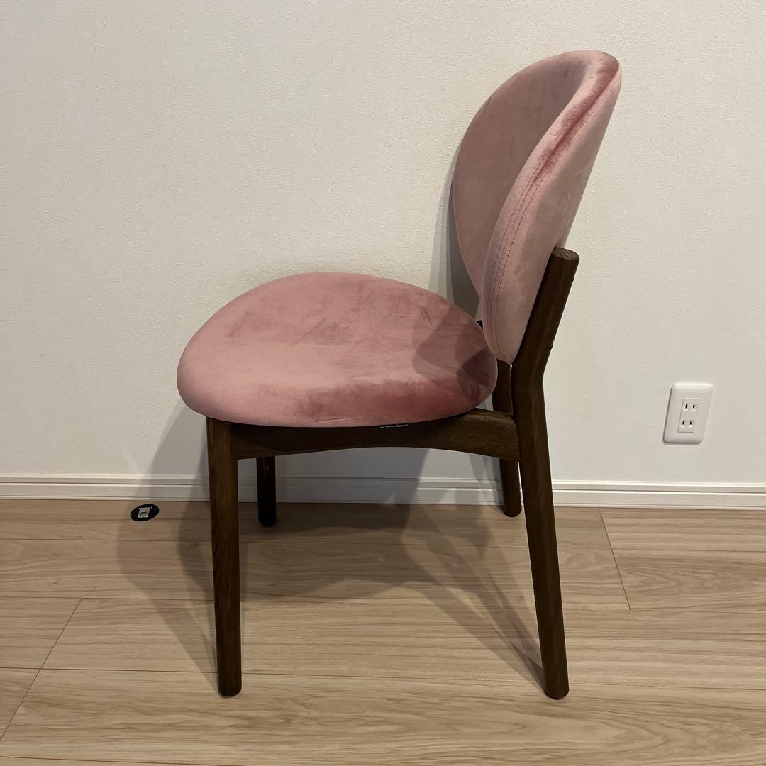 calligaris カリガリス INÈS WOOD イネス 2脚セット ピンク - メルカリ