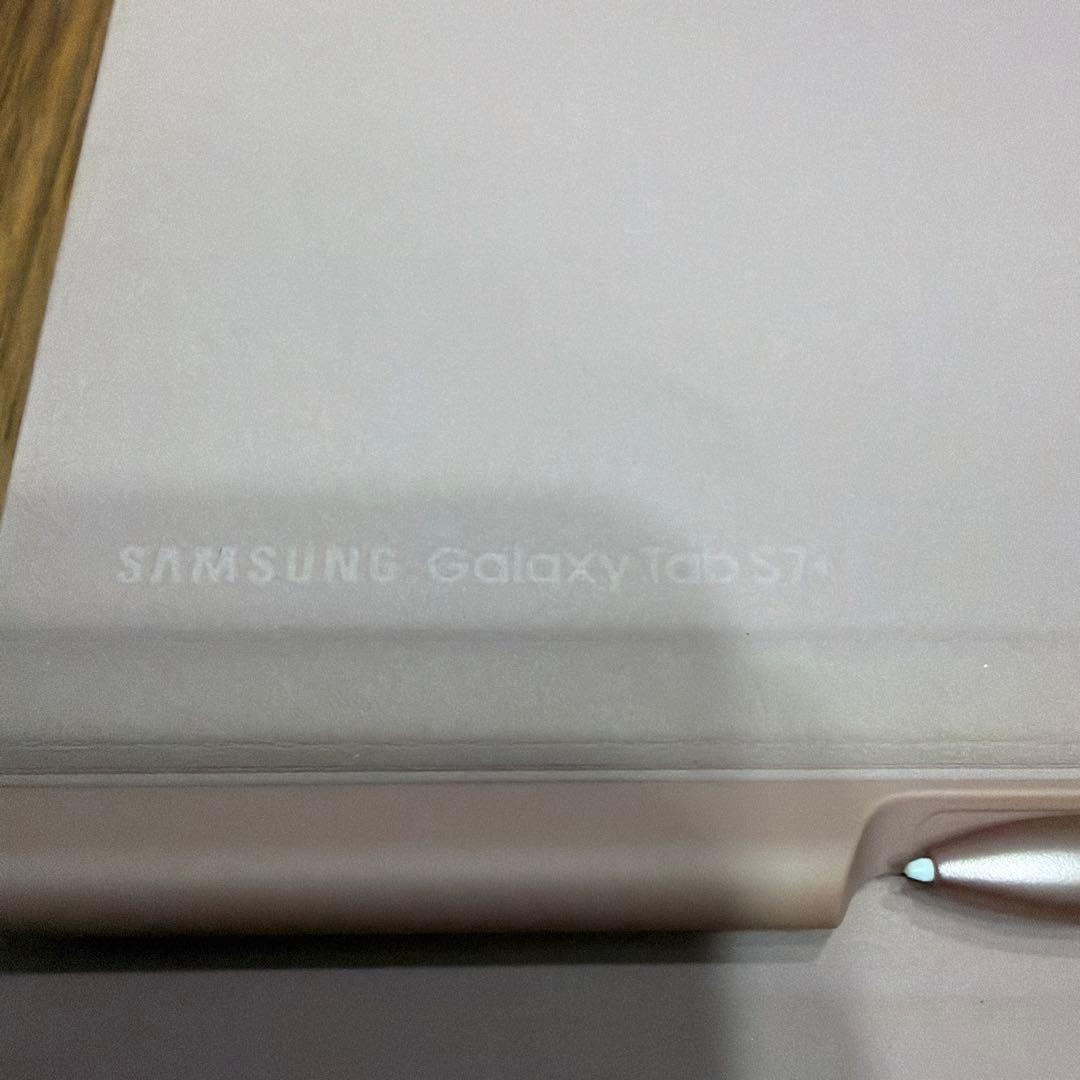 Galaxy Tab S7+ ピンク 本体+純正ケース+高速SD256GBセット - メルカリ