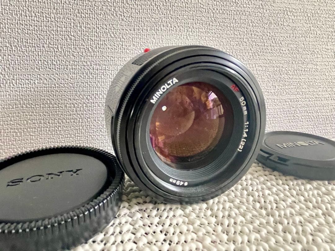 MINOLTA AF 50mm F1.4 レンズ ミノルタ Minolta AF 50mm F1.4 Sony Aマウント – Natural Camera