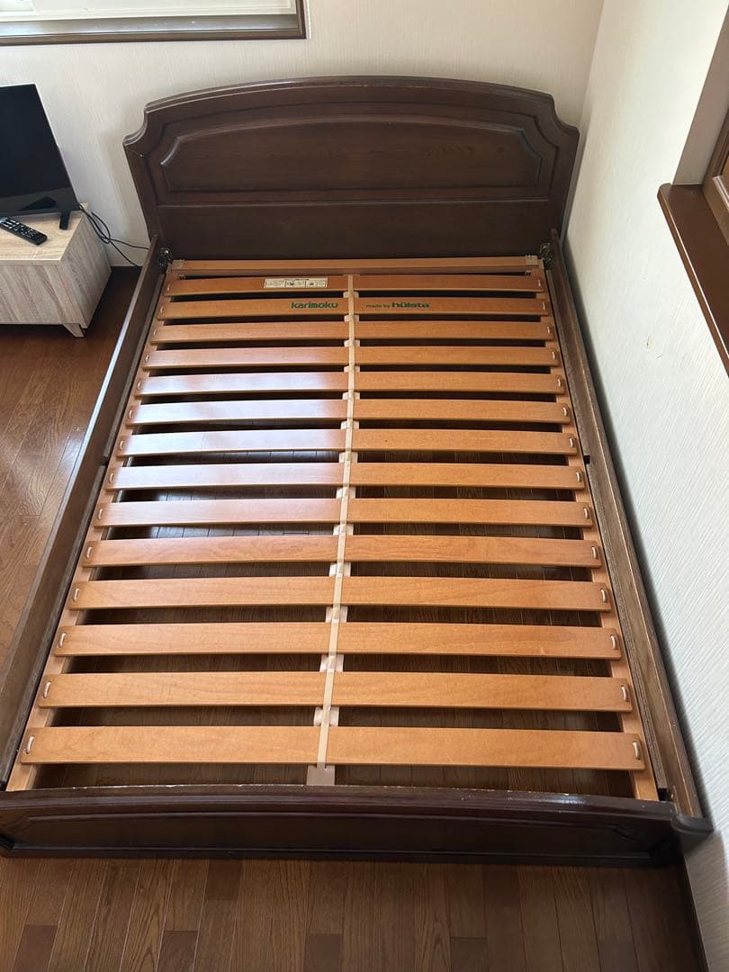 (直接引取り限定 ）カリモク ダブルベッドフレーム ドマーニ ベッドフレーム／NW21モデル ｜暮らしで変わる家具選び｜【公式