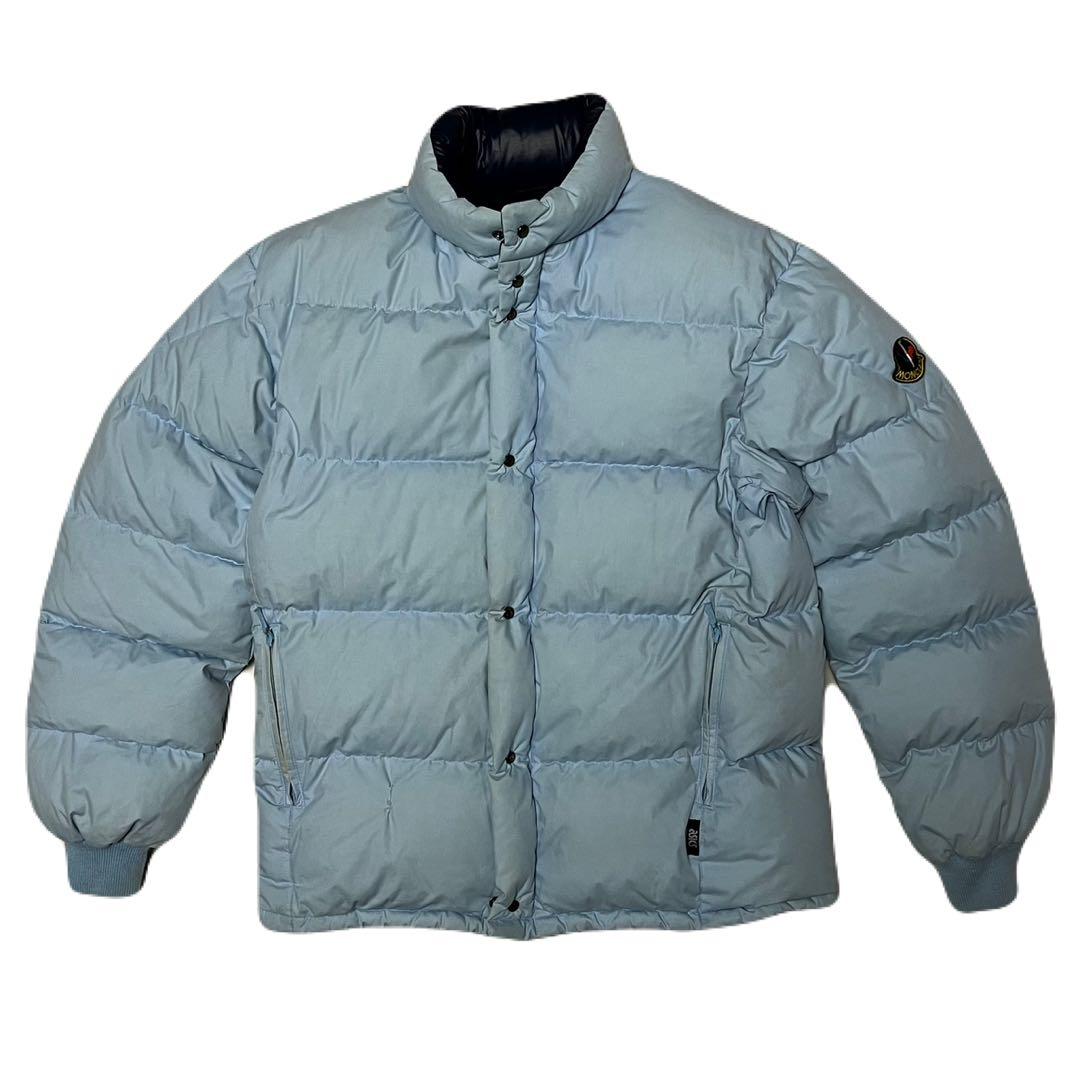 80s Vintage モンクレール ダウンジャケット 水色 asics期 希少 - メルカリ