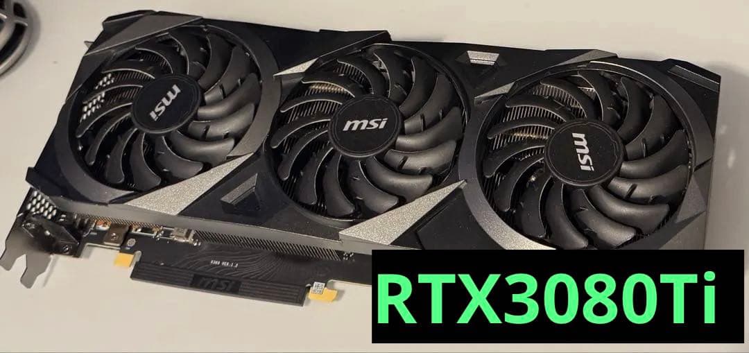 中古 MSI GeForce RTX3080Ti Ventus3x本体 動作品 - メルカリ