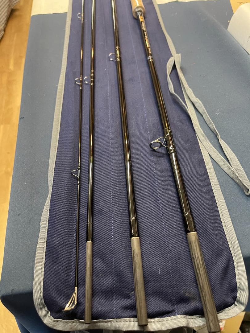 KⅡ猫王14.8ft 9/10 フライフィッシング フライロッド フライリール