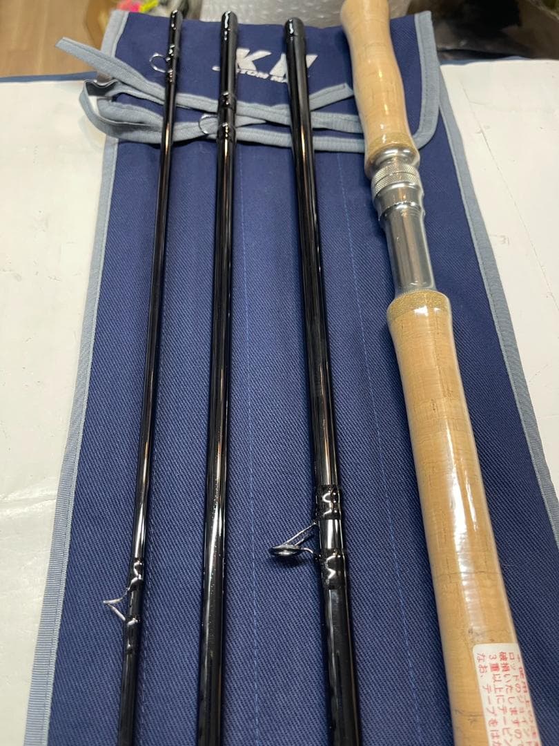 KⅡ猫王14.8ft 9/10 フライフィッシング フライロッド フライリール