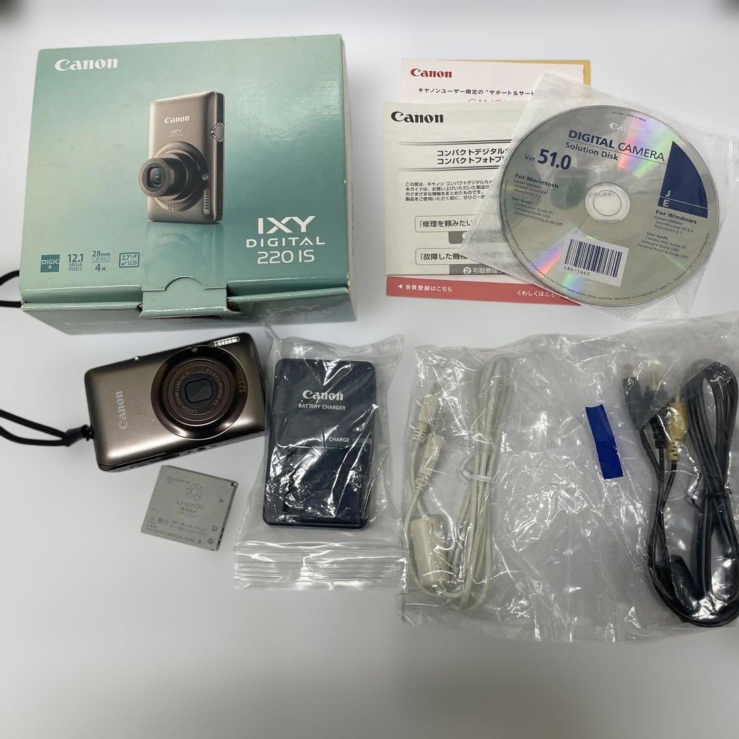 Canon IXY DIGITAL 220IS コンパクトデジタルカメラ 箱付 Amazon | Canon デジタルカメラ IXY DIGITAL 220 IS ブラック