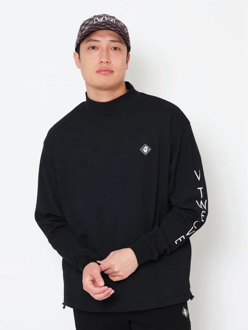 v12 モックネックシャツ サイズL 2025秋冬モデル - メルカリ