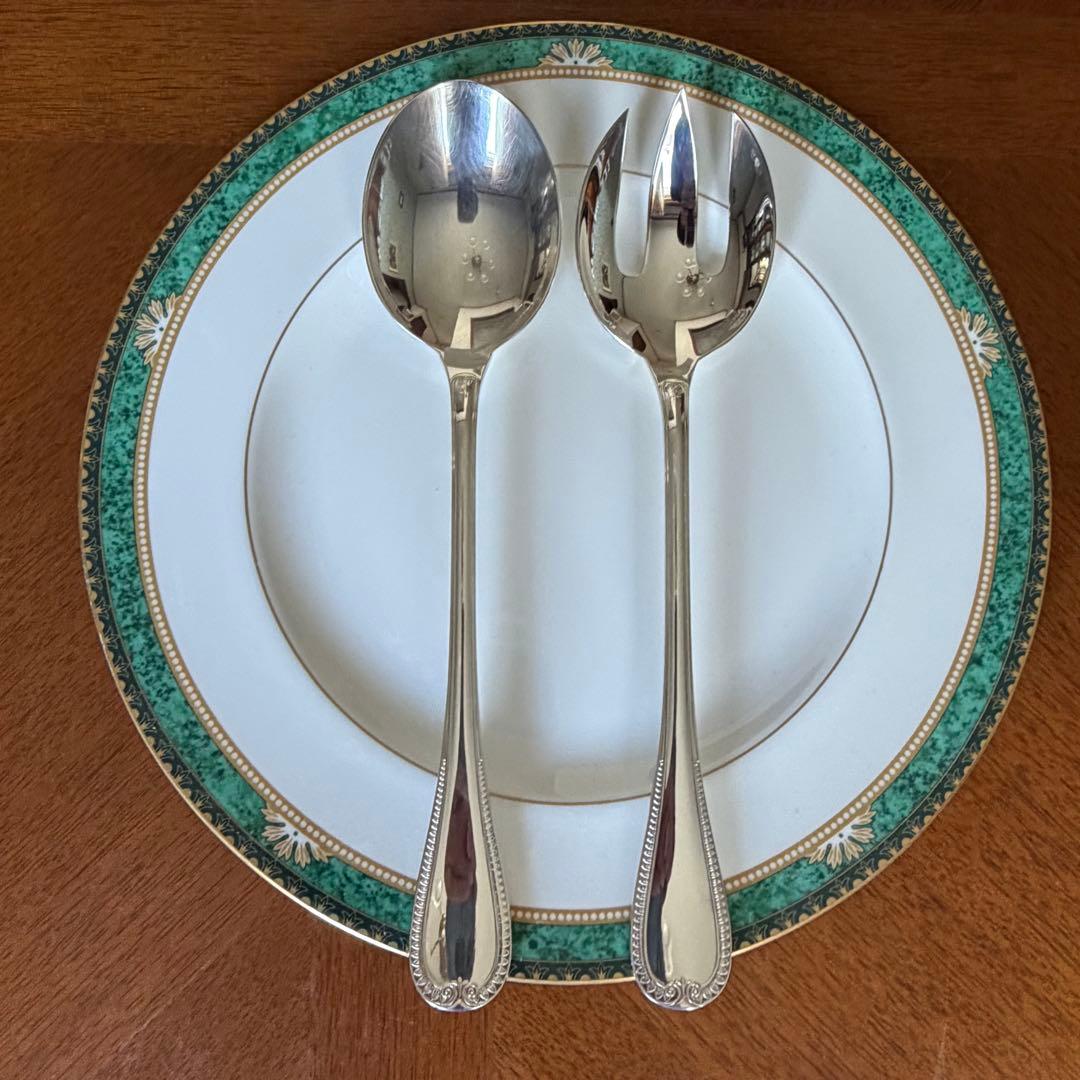 パリオーダー 美品】クリストフルシルバー☆リュバン☆サラダ