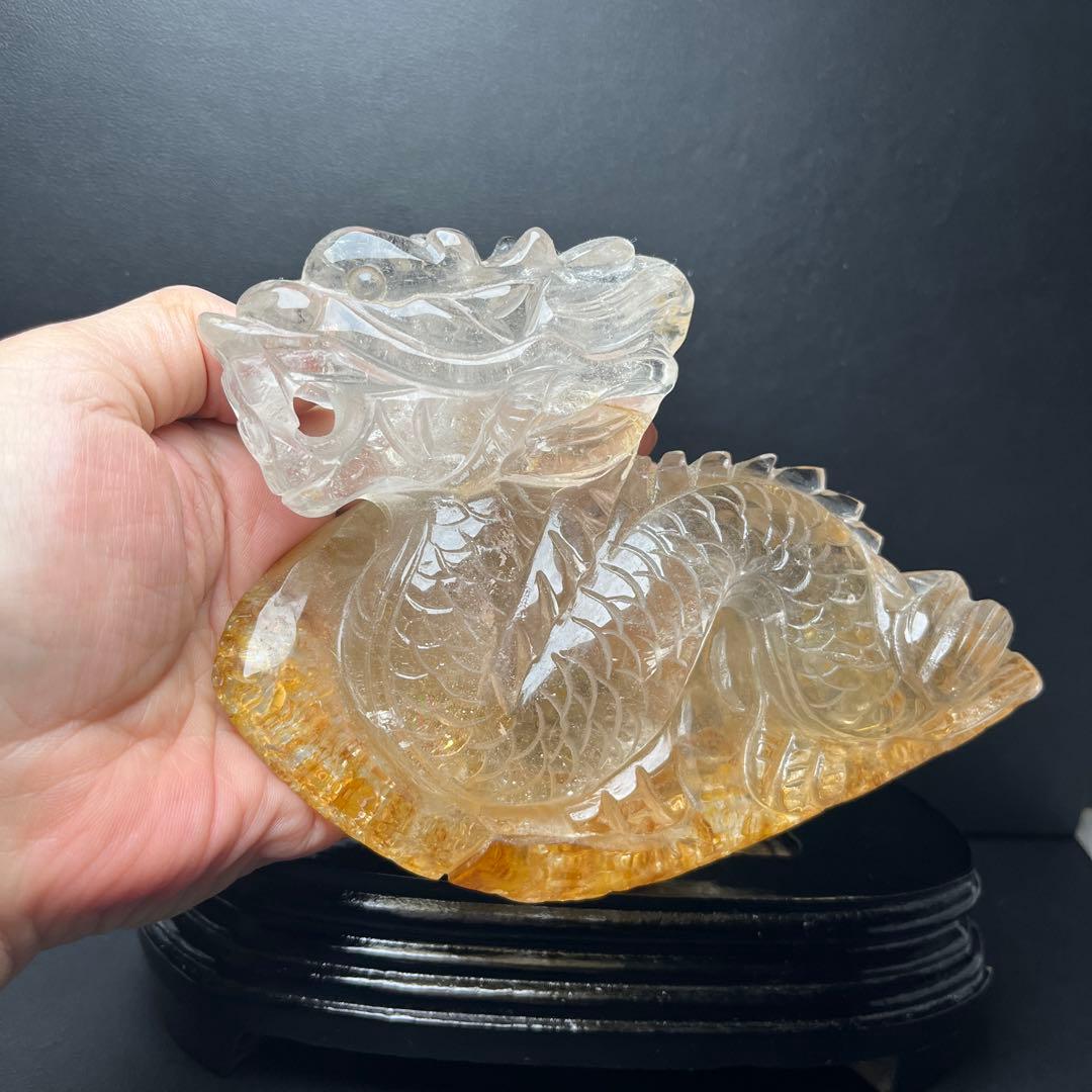 ちゅんちゅんお値下げ❣️ライモナイト　龍彫り　年末セール❣️